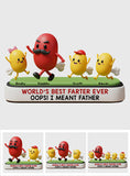 Best Farter Ever - Personalized Father Custom Shaped Acrylic Plaque