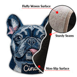 Denim Style Pet Rug - Personalized Dog Non-Slip Tufted Rug