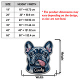 Denim Style Pet Rug - Personalized Dog Non-Slip Tufted Rug