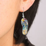 Beach Flipflops - Personalized Sea Lover Earrings