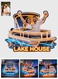 Our Lake House - Personalized Pontoon Neon LED Light Sign