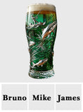 Gone Fishing - Personalized Fishing Beer Pint