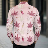 Green Magic Leaf - Personalized Weed Button-Up Shirt