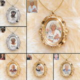 Memorial Gift Idea - Personalized Memorial Shaped Metal Pendant Necklace