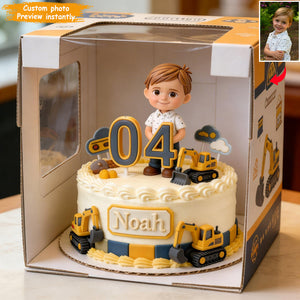 Custom From Photo, Theme And Number - Personalized Birthday Custom Shaped Acrylic Plaque