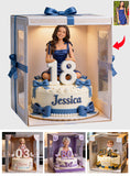 Custom From Photo, Theme And Number - Personalized Birthday Custom Shaped Acrylic Plaque