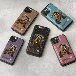 Love Dragons - Personalized Dragon Wallet Phone Case