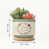 Teacher Gifts - Personalized Teacher Ceramic Plant Pot