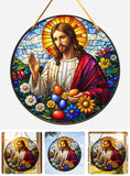 Easter Blessings - Christian Window Hanging Suncatcher Ornament
