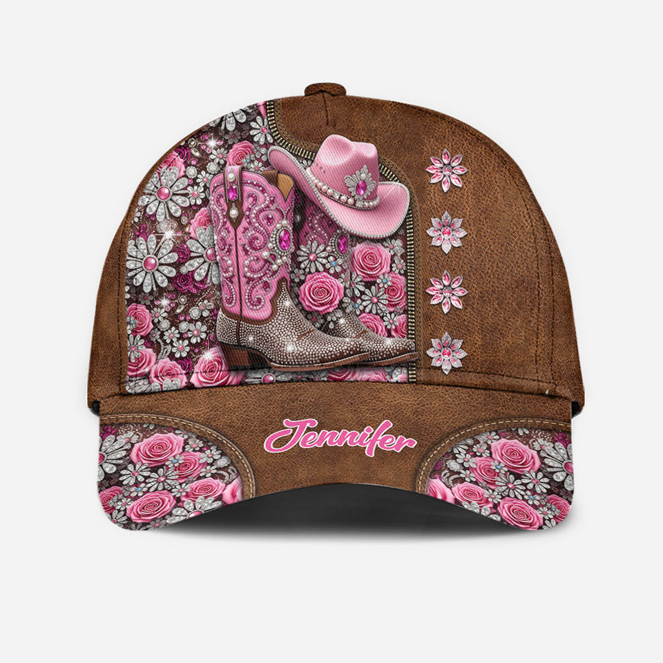 Beautiful Cowgirl Boots - Personalized Cowgirl Classic Cap