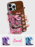 Beautiful Cowgirl Boots - Personalized Cowgirl Full Print Phone Case