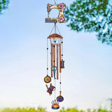 Beautiful Sewing Machine - Personalized Sewing Wind Chime With Charms