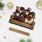 Growing Old Together - Personalized Couple 2 Layered Big Freestanding
