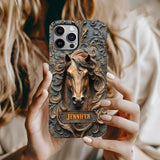 Love Horses - Personalized Horse Full Print Phone Case
