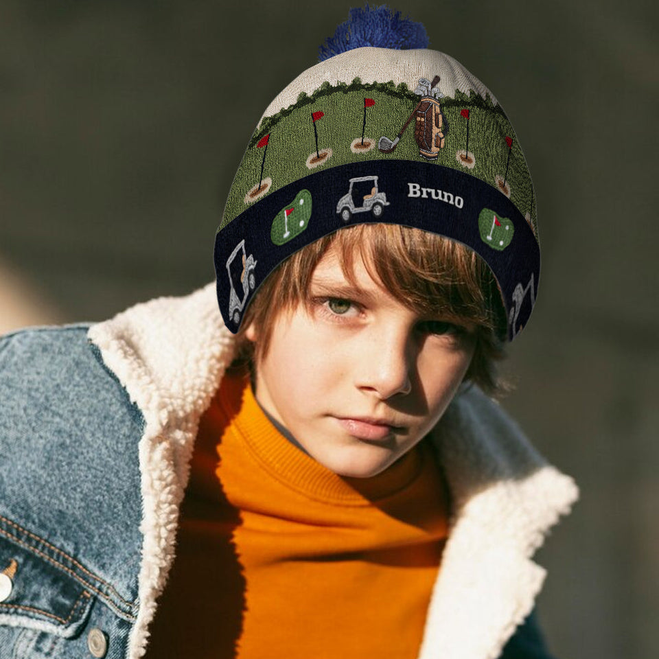 Love Golf - Personalized Golf Beanie Hat