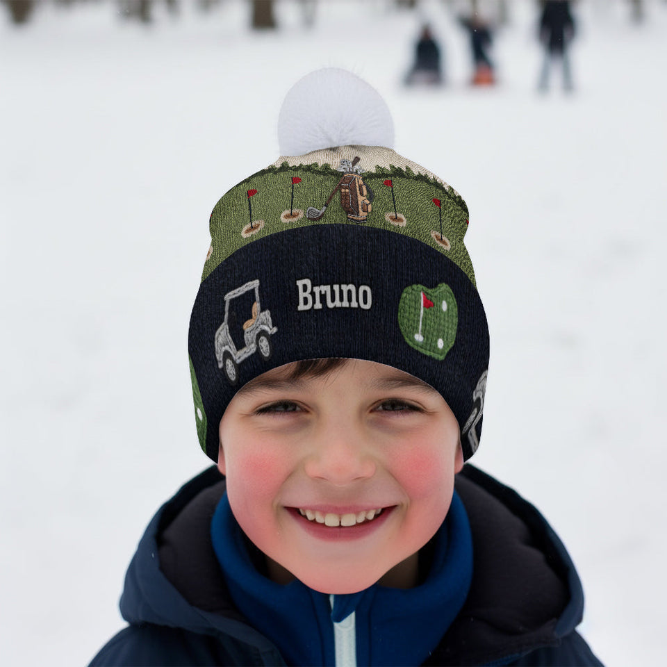Love Golf - Personalized Golf Beanie Hat