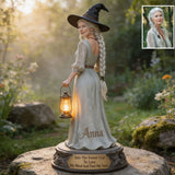 Witch's Garden - Personalized Witch Solar Acrylic Light