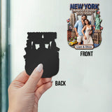USA Travel Memory - Personalized Patriot Magnet