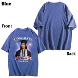 Class Of 2026 - Personalized Graduation Wash T-Shirt