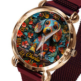 Dachshund Lovers - Personalized Dog Women Hand Watch