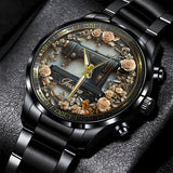 Vintage Sewing Machine - Personalized Sewing Hand Watch