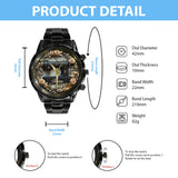 Vintage Sewing Machine - Personalized Sewing Hand Watch