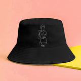 Custom Photo - Personalized grandson Embroidered Bucket Hat