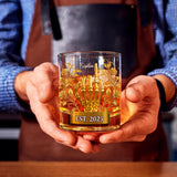Wedding Couple - Personalized Couple Whiskey Glass