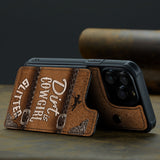 Dirt is Cowgirl Glitter - Personalized Cowgirl Fully Printed Wallet Phone Case