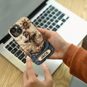 Proud Sailor - Personalized Boating Full Print Phone Case