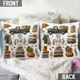 Just A Girl Who Loves Fall - Personalized Autumn Throw Pillow