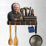 Father's Day Gift Idea - Personalized Father Custom Shaped Hanging Rack
