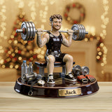 No Pain No Gain - Personalized Fitness Custom Shaped Acrylic Plaque