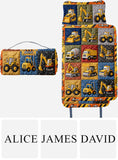Construction Machine - Personalized Kid Nap Mat
