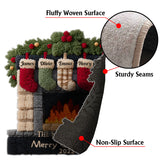 Merry Christmas - Personalized Family Non-Slip Tufted Rug
