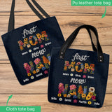 First Mom Now Grandma - Personalized Grandma Tote Bag