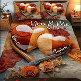 You & Me We Got This - Personalized Couple Quilt Set