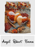 You & Me We Got This - Personalized Couple Quilt Set