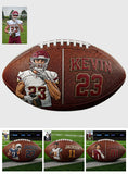 Any Photo Love Football - Personalized Football Multi-Sport Ball