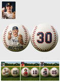Any Photo Love Baseball - Personalized Baseball Multi-Sport Ball