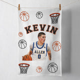 Any Photo Unique Sport Towel - Personalized Basketball Towel