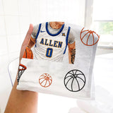 Any Photo Unique Sport Towel - Personalized Basketball Towel