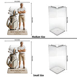 Best Dad By Par - Perfect Father's Day Gift - Personalized Golf Acrylic Pot