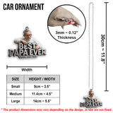 Father's Day Gifts For Dad, Grandpa - Personalized Grandpa Transparent Car Ornament