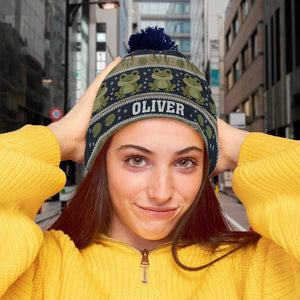Love Frog - Personalized Frog Beanie Hat