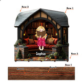 My Library - Personalized Book 1 Layered Big Freestanding