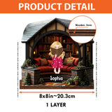 My Library - Personalized Book 1 Layered Big Freestanding