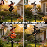 Salem Broom - Personalized Witch Weather Vane