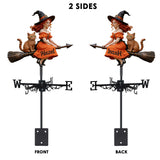 Salem Broom - Personalized Witch Weather Vane