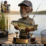 Fishing Legend - Personalized Fishing Custom Shaped Acrylic Plaque